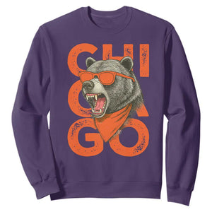 Cool Chicago Pride Br Graphic Sweatshirt TS02 Purple Print Your Wear