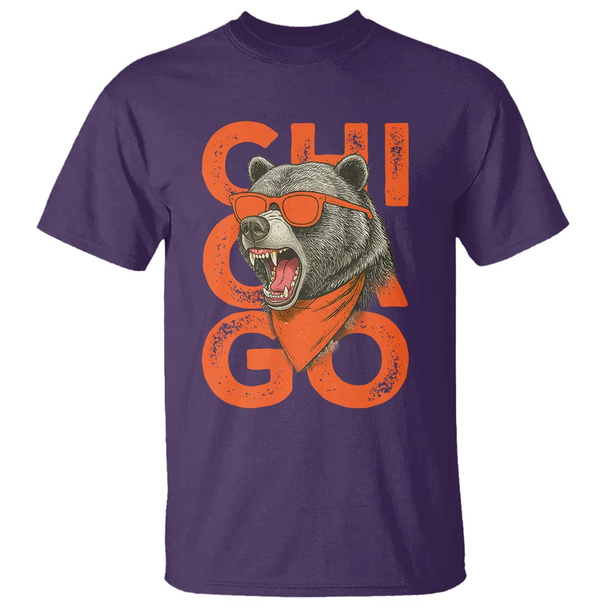 Cool Chicago Pride Br Graphic T Shirt TS02 Purple Print Your Wear
