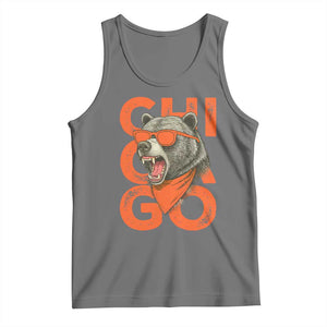Cool Chicago Pride Br Graphic Tank Top TS02 Black Heather Print Your Wear