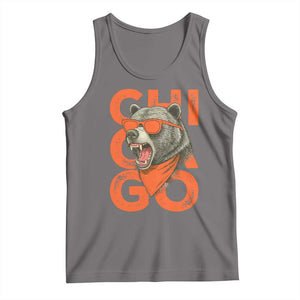 Cool Chicago Pride Br Graphic Tank Top TS02 Deep Heather Print Your Wear