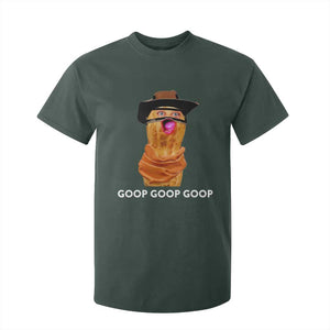 Goop Goop Goop Meme T Shirt For Kid Unhinged Cowboy Peanut Core Weirdos TS02 Dark Forest Green Print Your Wear