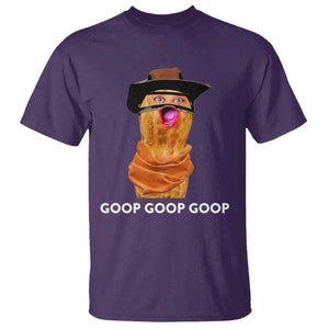 Goop Goop Goop Meme T Shirt Unhinged Cowboy Peanut Core Weirdos TS02 Purple Print Your Wear