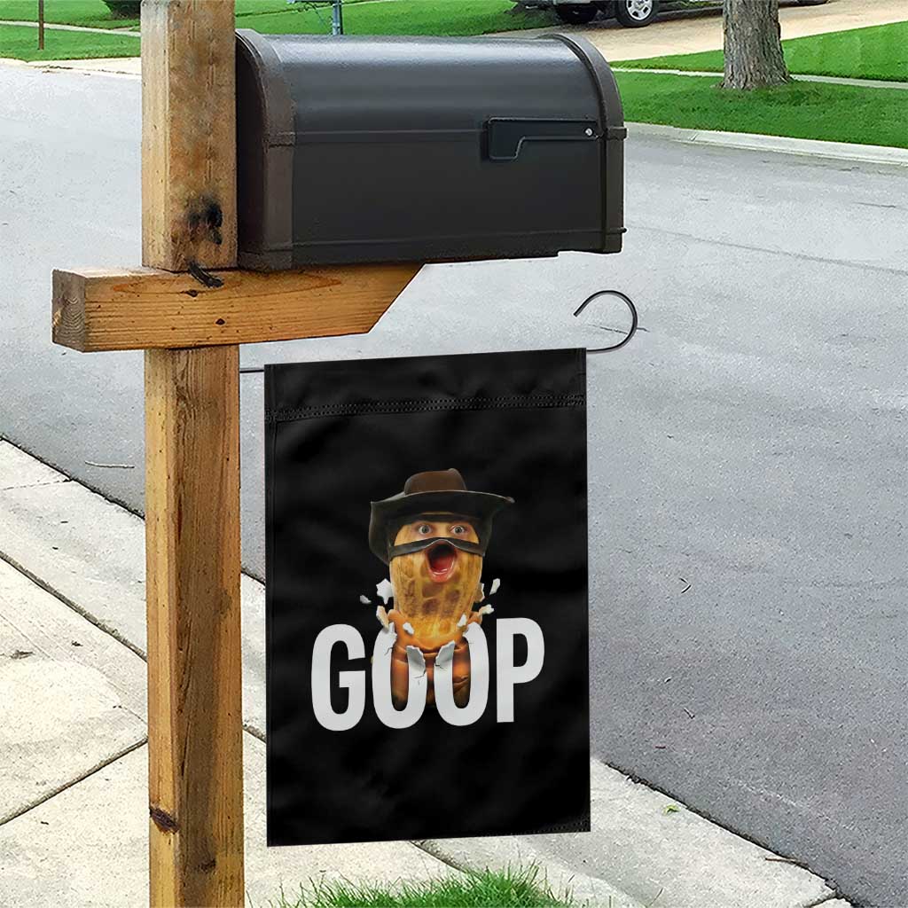 Goop Meme Explosion Garden Flag Screaming Peanut Cowboy Brainrot Energy TS02 Print Your Wear