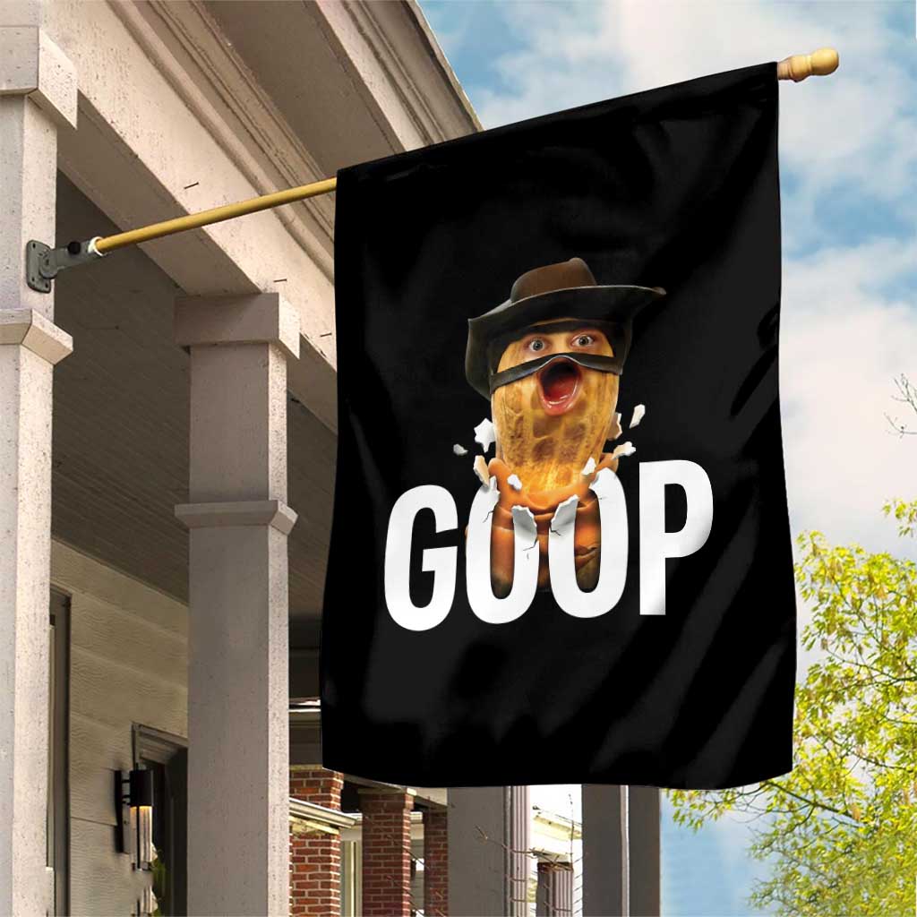 Goop Meme Explosion Garden Flag Screaming Peanut Cowboy Brainrot Energy TS02 Print Your Wear
