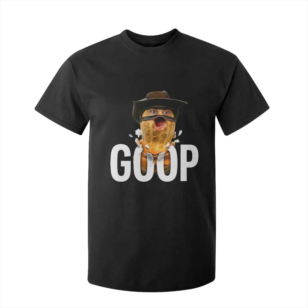 Goop Meme Explosion T Shirt For Kid Screaming Peanut Cowboy Brainrot Energy TS02 Black Print Your Wear