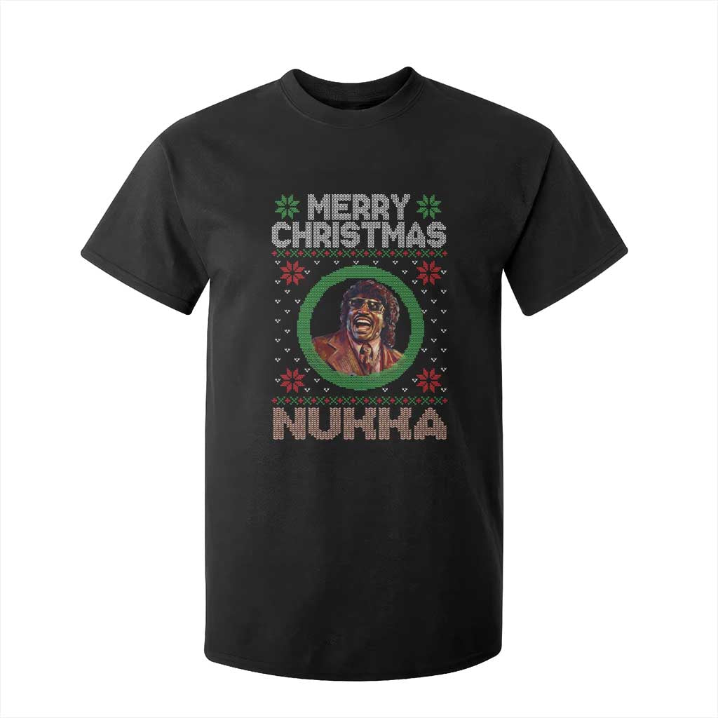 Funny Retro Merry Christmas Nukka Parody T Shirt For Kid Holiday Cheer 90s Xmas Throwback Parody TS02 Black Print Your Wear