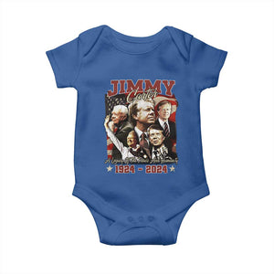 39th President Jimmy Carter Baby Onesie A Legacy Of Peace And Humanity USA Legacy TS02 Royal Blue Print Your Wear