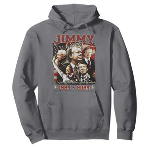 39th President Jimmy Carter Hoodie A Legacy Of Peace And Humanity USA Legacy TS02 Charcoal Print Your Wear