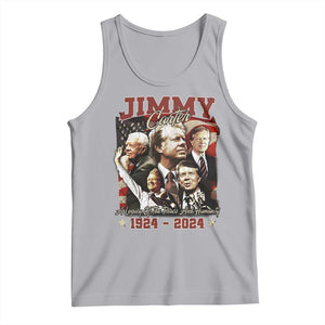 39th President Jimmy Carter Tank Top A Legacy Of Peace And Humanity USA Legacy TS02 Athletic Heather Print Your Wear