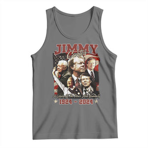 39th President Jimmy Carter Tank Top A Legacy Of Peace And Humanity USA Legacy TS02 Black Heather Print Your Wear