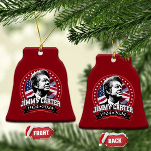 39th President Jimmy Carter Ceramic Ornament USA Legacy American Flag TS02 Print Your Wear