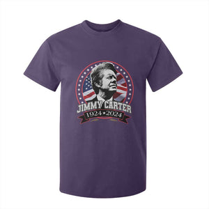 39th President Jimmy Carter T Shirt For Kid USA Legacy American Flag TS02 Purple Print Your Wear