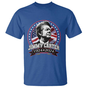 39th President Jimmy Carter T Shirt USA Legacy American Flag TS02 Royal Blue Print Your Wear