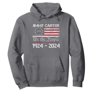 39th President Jimmy Carter Hoodie USA Legacy We The People Betsy Ross Flag TS02 Charcoal Print Your Wear