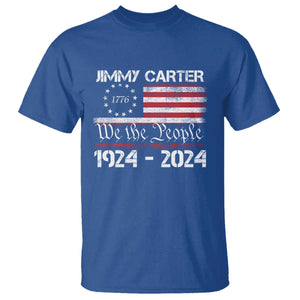 39th President Jimmy Carter T Shirt USA Legacy We The People Betsy Ross Flag TS02 Royal Blue Print Your Wear