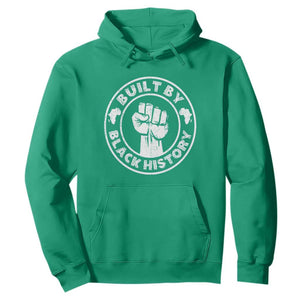 Black History Month Hoodie Built By Black History Afro Melanin TS02 Irish Green Printyourwear