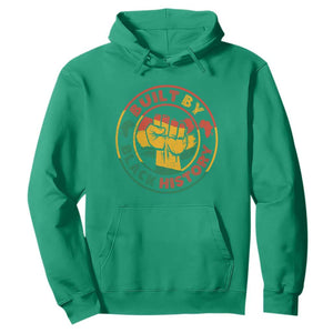 Black History Month Hoodie Built By Black History Afro Melanin TS02 Irish Green Printyourwear