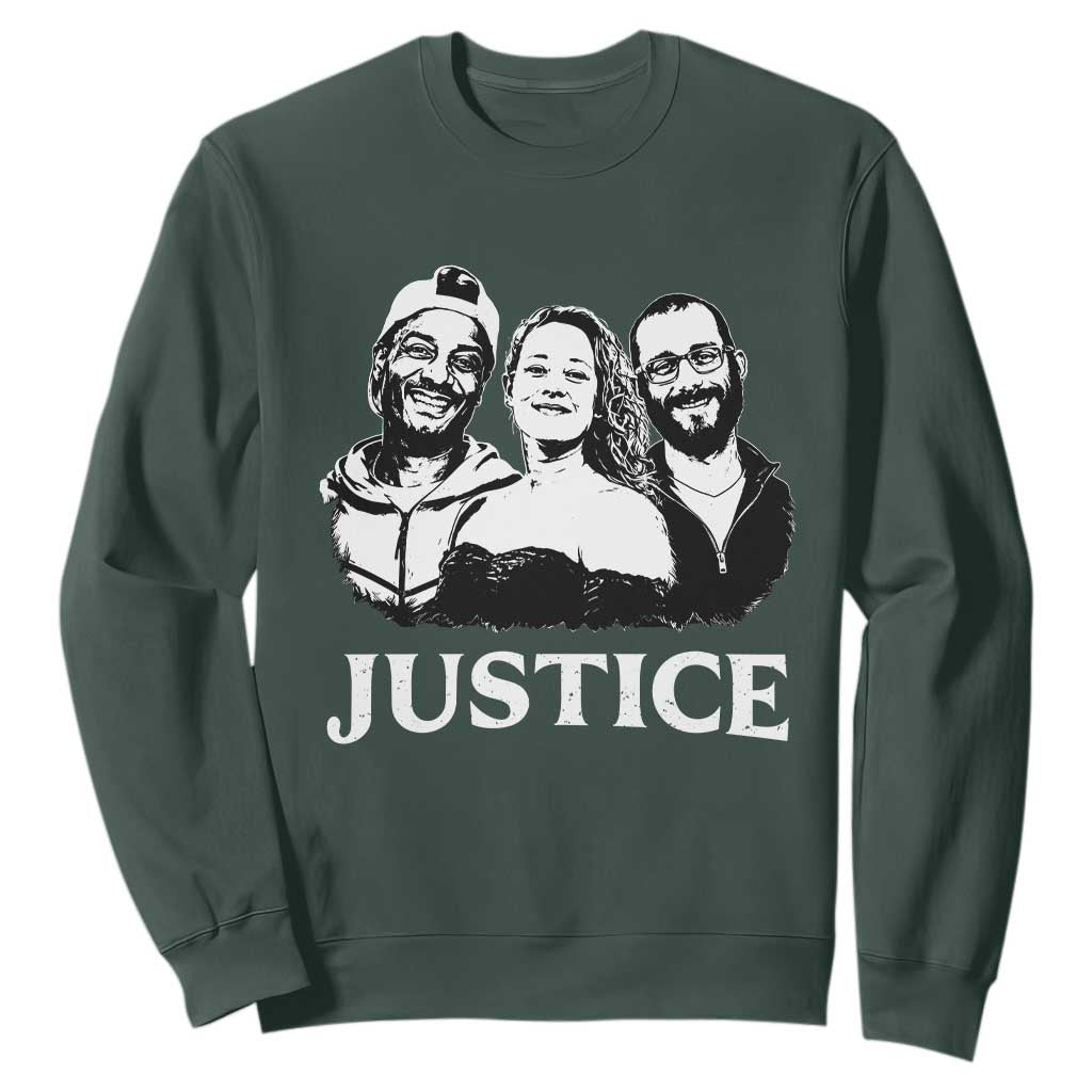 Justice for Porter Pretti Good Memorial Sweatshirt Rest in Power Tribute Minnesota Protest TS02 Dark Forest Green Print Your Wear