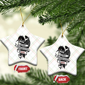 No More Minnesota Nice Loon Resistance Ceramic Ornament Ice Out Rebellion TS02 Print Your Wear
