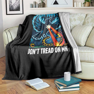 Don’t Tread on MN Minnesota Throw Blanket Rebel Loon Ice Out Resistance TS02 Print Your Wear