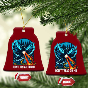 Don’t Tread on MN Minnesota Ceramic Ornament Rebel Loon Ice Out Resistance TS02 Print Your Wear