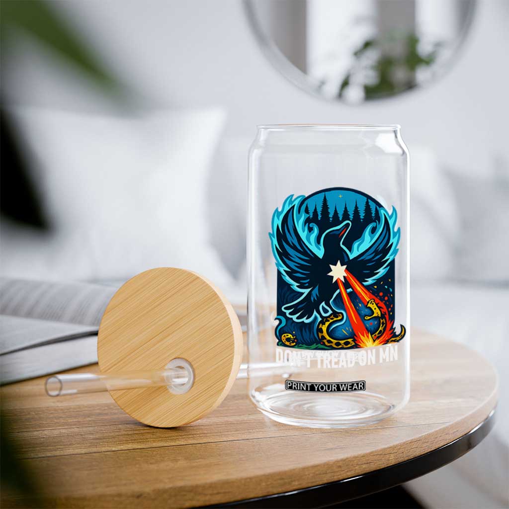 Don’t Tread on MN Minnesota Glass Can Rebel Loon Ice Out Resistance TS02 Print Your Wear