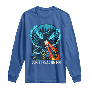 Don’t Tread on MN Minnesota Long Sleeve Shirt Rebel Loon Ice Out Resistance TS02 Royal Blue Print Your Wear
