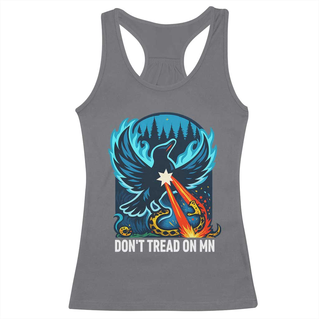 Don’t Tread on MN Minnesota Racerback Tank Top Rebel Loon Ice Out Resistance TS02 Charcoal Print Your Wear
