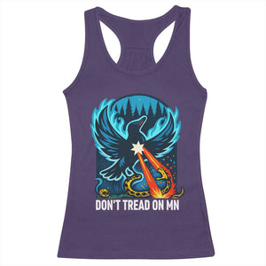 Don’t Tread on MN Minnesota Racerback Tank Top Rebel Loon Ice Out Resistance TS02 Purple Print Your Wear
