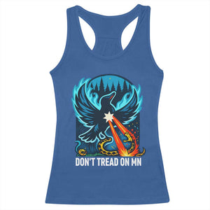 Don’t Tread on MN Minnesota Racerback Tank Top Rebel Loon Ice Out Resistance TS02 Royal Blue Print Your Wear