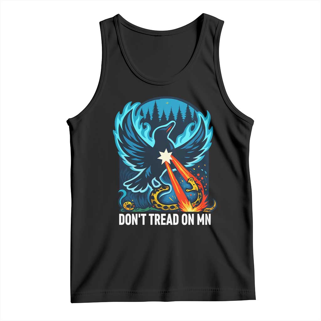 Don’t Tread on MN Minnesota Tank Top Rebel Loon Ice Out Resistance TS02 Black Print Your Wear