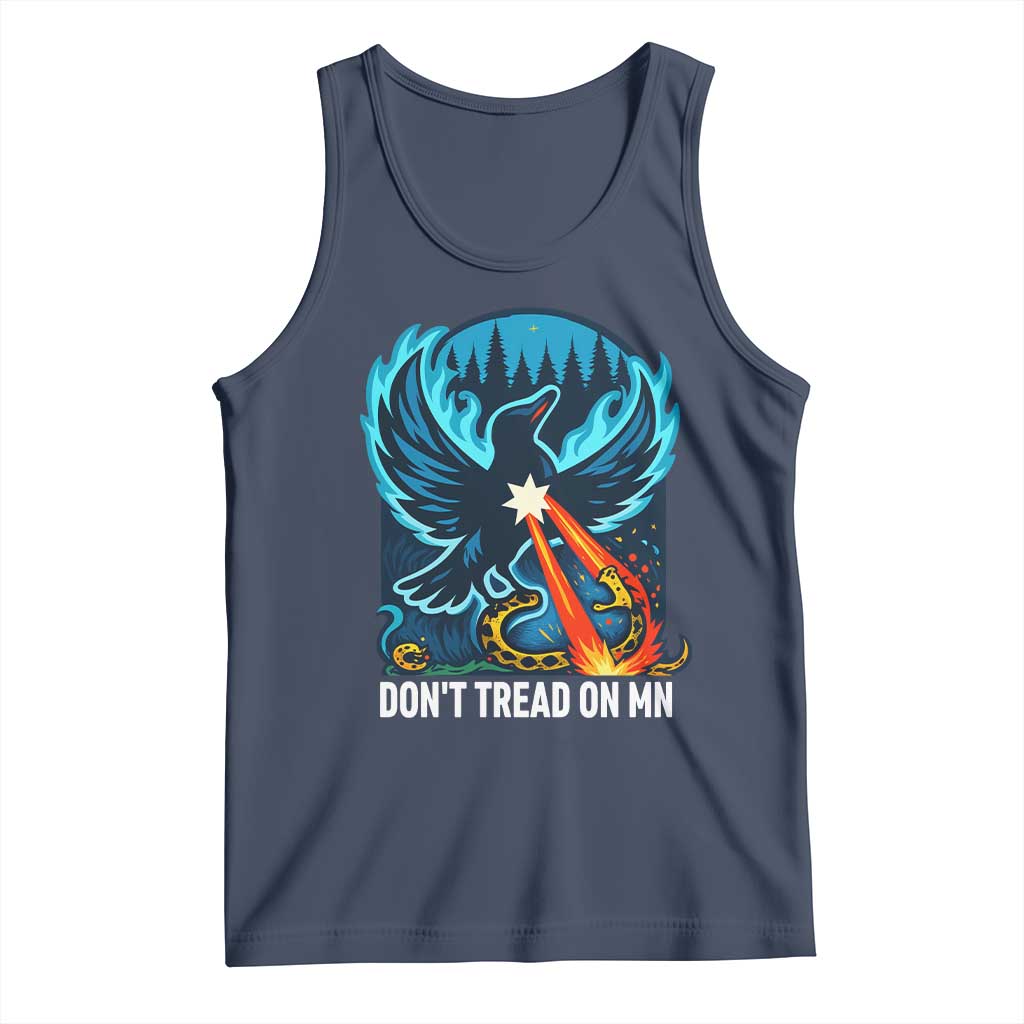 Don’t Tread on MN Minnesota Tank Top Rebel Loon Ice Out Resistance TS02 Navy Print Your Wear