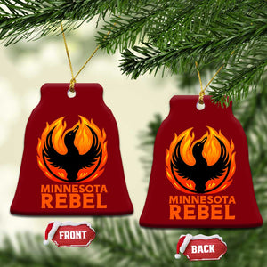Minnesota Rebel Loon Ceramic Ornament Rising From Fire Political Resistance TS02 Print Your Wear