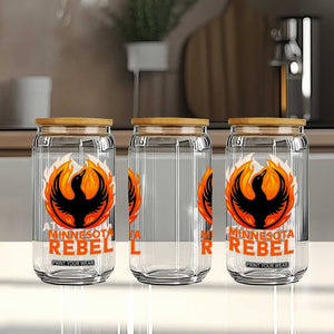 Minnesota Rebel Loon Glass Can Rising From Fire Political Resistance TS02 Print Your Wear