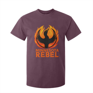 Minnesota Rebel Loon T Shirt For Kid Rising From Fire Political Resistance TS02 Maroon Print Your Wear