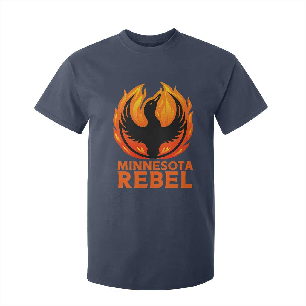 Minnesota Rebel Loon T Shirt For Kid Rising From Fire Political Resistance TS02 Navy Print Your Wear