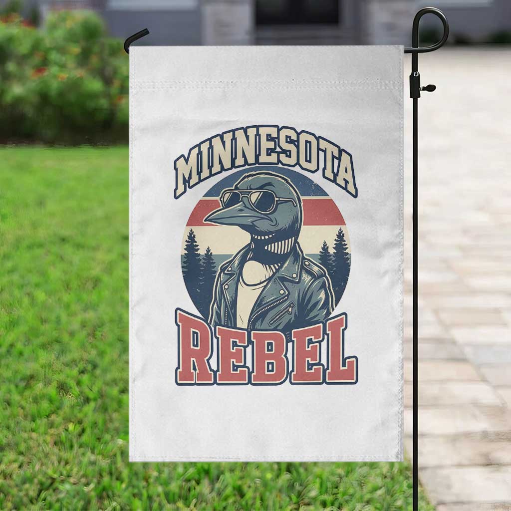 Minnesota Rebel Grumpy Loon Garden Flag Retro Vintage Politcal Resistance TS02 Print Your Wear