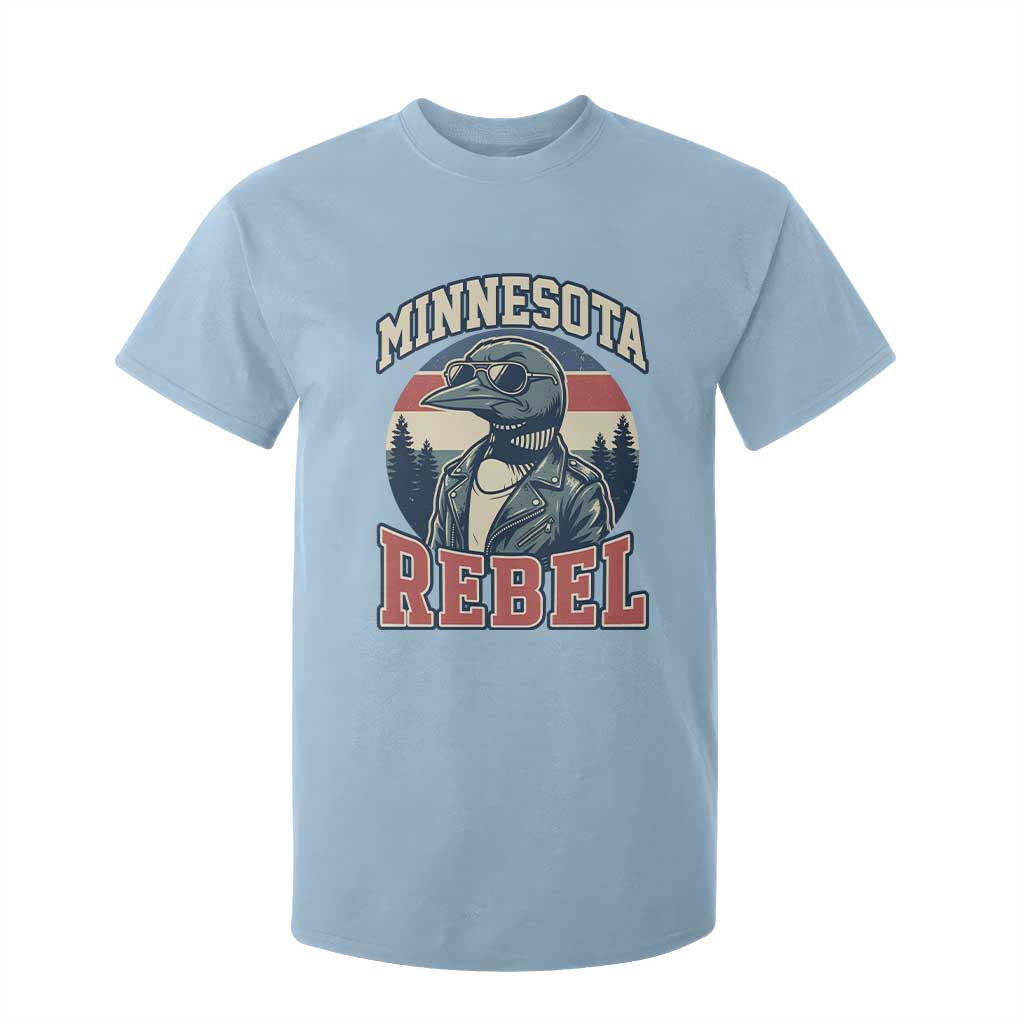 Minnesota Rebel Grumpy Loon T Shirt For Kid Retro Vintage Politcal Resistance TS02 Light Blue Print Your Wear
