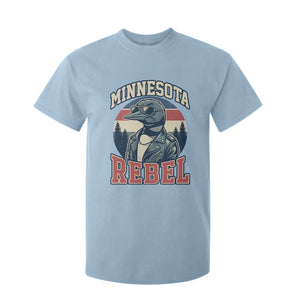 Minnesota Rebel Grumpy Loon T Shirt For Kid Retro Vintage Politcal Resistance TS02 Light Blue Print Your Wear