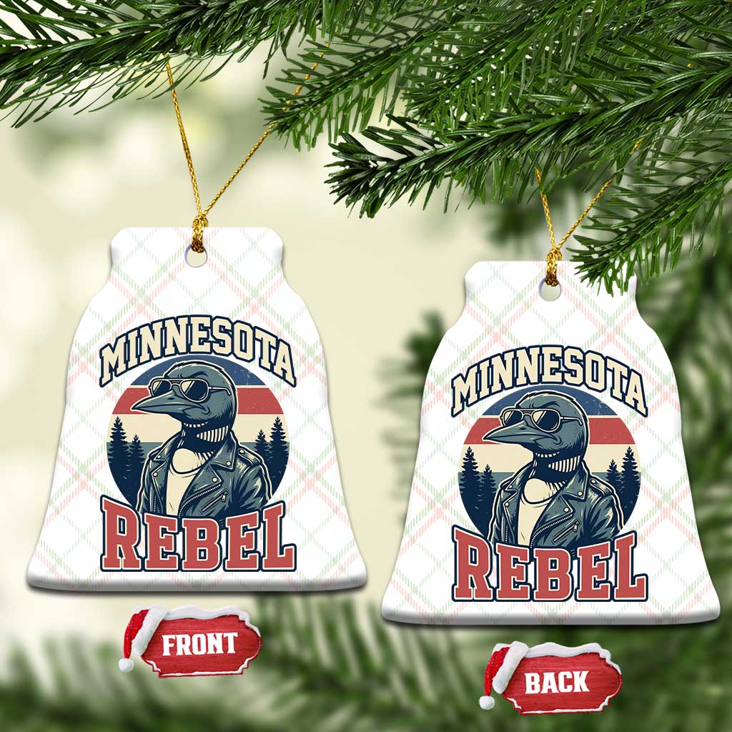 Minnesota Rebel Grumpy Loon Ceramic Ornament Retro Vintage Politcal Resistance TS02 Print Your Wear