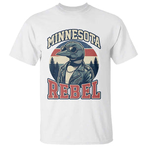 Minnesota Rebel Grumpy Loon T Shirt Retro Vintage Politcal Resistance TS02 White Print Your Wear
