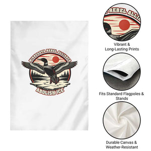 Minnesota Rebel Alliance Loon Garden Flag Abolish Ice Protest TS02 Print Your Wear