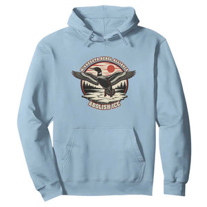 Minnesota Rebel Alliance Loon Hoodie Abolish Ice Protest TS02 Light Blue Print Your Wear