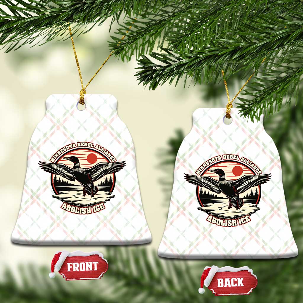 Minnesota Rebel Alliance Loon Ceramic Ornament Abolish Ice Protest TS02 Print Your Wear