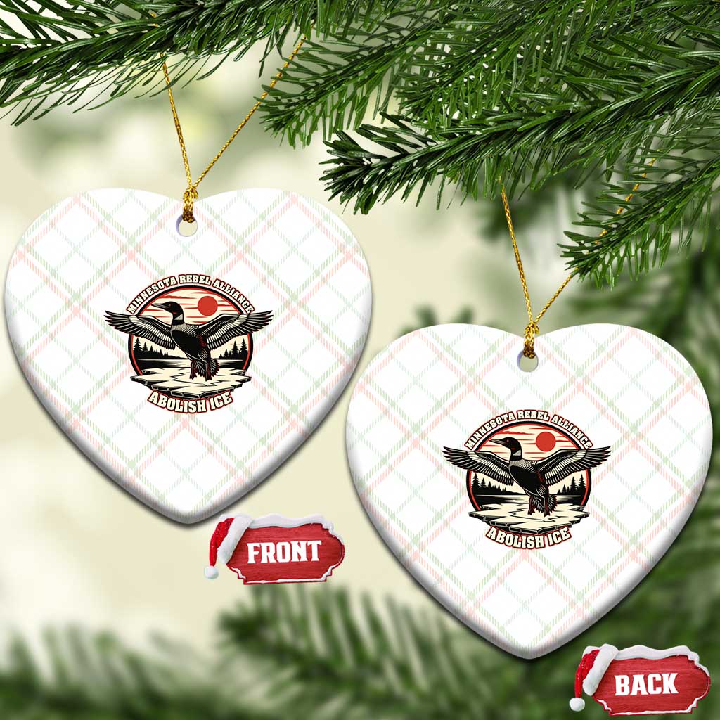 Minnesota Rebel Alliance Loon Ceramic Ornament Abolish Ice Protest TS02 Print Your Wear