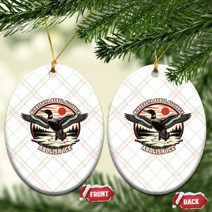 Minnesota Rebel Alliance Loon Ceramic Ornament Abolish Ice Protest TS02 Print Your Wear