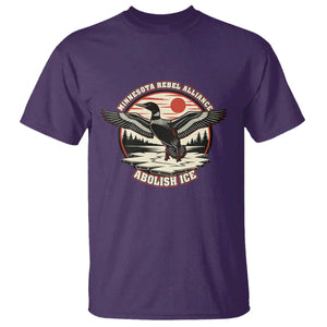 Minnesota Rebel Alliance Loon T Shirt Abolish Ice Protest TS02 Purple Print Your Wear