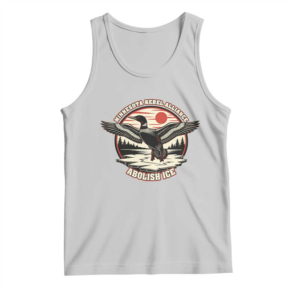 Minnesota Rebel Alliance Loon Tank Top Abolish Ice Protest TS02 Ash Print Your Wear