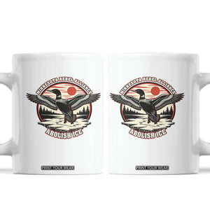 Minnesota Rebel Alliance Loon Coffee Mug Abolish Ice Protest TS02 White Print Your Wear