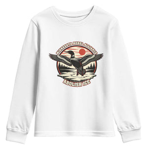 Minnesota Rebel Alliance Loon Youth Sweatshirt Abolish Ice Protest TS02 White Print Your Wear